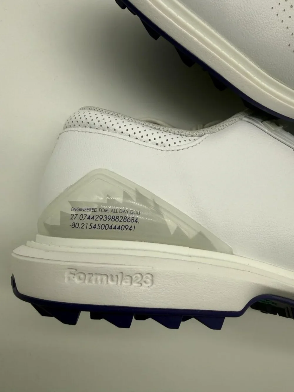 New Jordan ADG 5 Golf Shoes Men's Size 12 White Grape Ice Spikeless FQ6642 100